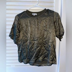 LA Made Olive Dark Green top!